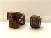 LEGO MINECRAFT COW & BABY COW FROM SET 21187