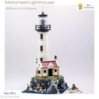 Build Blocks - Motorised Lighthouse | 2065pcs + 2 Figures (21335) ABS Kit