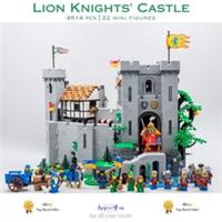 Build Blocks icons - Lion Knights' Castle | 4514pcs + 22 Figures (10305) ABS Kit