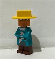 LEGO MINECRAFT SNOW VILLAGER FARMER FROM SET 21184 (min115)