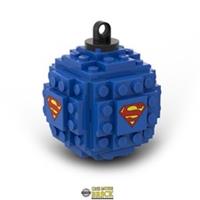 Christmas Tree Superman Bauble Decoration | All parts Genuine LEGO Bricks