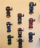 Wall Mount Hooks for Lego Speed Champions F1 Formula 1 Cars