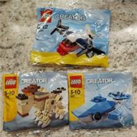LEGO 7872 7871 and 30189 Creator whale plane Lion Polybag NEW Sealed Pack