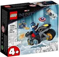 Lego 76189 Infinity Saga Captain America and Hydra Face-Off 2 figures Marvel