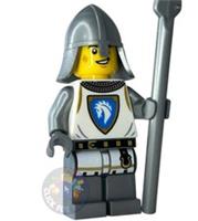 LEGO Castle Horse Knight Spearman Minifigure cas591 From Medieval 31168 NEW