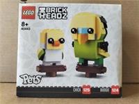 LEGO BRICKHEADZ - 40443 - PET - BUDGIE - NEW & SEALED - RETIRED 2022
