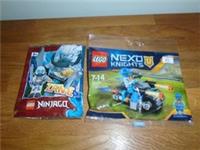 Lego Nexo Knights & Ninjago - Two New & Sealed Polybags