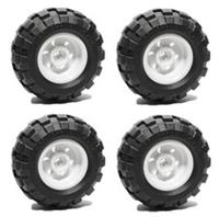 😀 LEGO Technic Large White Wheels + Tyres 56 x 26 mm Set x4 NEW LEGO # 😀