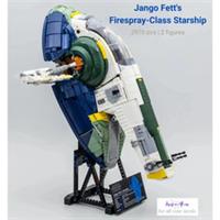 Build Blocks - Jango Fett's Firespray-Class Starship | 2970pcs (75409) ABS Kit