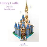Build Blocks - Disney Castle | 4837pcs + 8 Figures (43222) ABS Plastic Kit