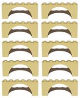 😀 LEGO ARCH 2x6 6x2 [Pack x10] # TAN # bridge window wall castle