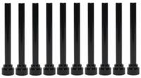 😀 LEGO Antenna 4H - Flat Top [x10 pieces] # BLACK #