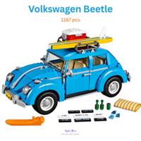 Build Blocks Creator Expert - Volkswagen Beetle | 1167pcs (10252) ABS Kit