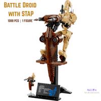 Build Blocks STAR WARS - Battle Droid with STAP | 1088pcs (75428) ABS Kit