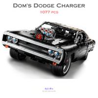 Build Blocks TECHNIC - Dom's Dodge Charger | 1077pcs (42111) ABS Plastic Kit