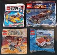 LEGO Set Of Four Polybags. Star Wars, City & Batman