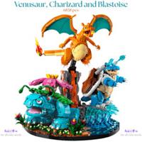 Build Blocks Pokmon - Venusaur, Charizard & Blastoise | 6838pcs (72153)