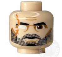LEGO Star Wars Commander Wolffe Minifigure HEAD Wolfpack 7964 sw0330 NEW Genuine