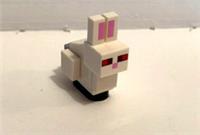 LEGO MINECRAFT WHITE KILLER BUNNY/RABBIT FROM SET 21145 (RARE)