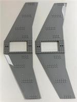 1 x Light Bluish Grey LEGO Plane Wings