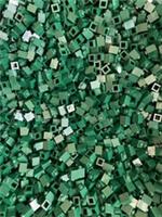 100 x Dark Green LEGO 1x1 Bricks