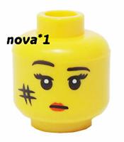 LEGO HEAD FEMALE GIRL CAVEGIRL HEAD HASHTAG FOR MINIFIGURE NEW