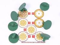 LEGO Elven Shields for minifigures x7 Hobbit Lord of the Rings Elf Friends 31-10