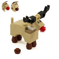 Reindeer Rudolph | Christmas Xmas Santa | Kit Made With Real LEGO