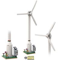 Wind Turbine - Custom Model - 36cm tall - windmill | Kit Made With Real LEGO