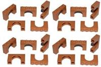 LEGO ARCH 4x2 (2x4) x20 pieces # LIGHT BROWN # bridge window wall castle