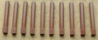 £ LEGO bricks round 1x6 pack x10 # BROWN pillar column walls castle [+]
