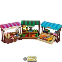 Market Stalls | Bakery, Greengrocer & Fishmonger | All parts LEGO