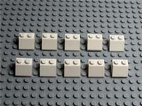 LEGO Slope Brick 2X2 White - part.no 3039 NEW! 10 pcs
