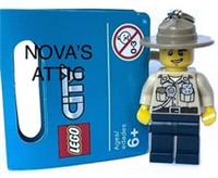 LEGO SWAMP POLICE BOY SCOUT KEYRING 853463 New