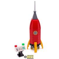 RocketShip | Retro Space Futuristic Rocket Spaceship | Kit Made With Real LEGO