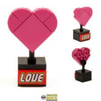 Love Heart Box | Valentine Love Gift | Kit Made With Real LEGO
