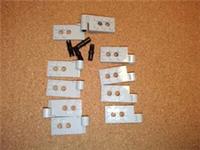 LEGO hinge swivel 2x3 2x2 plate (5 sets 10 pieces + pins) flat heavy duty