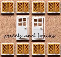 LEGO windows and doors for house (pack of 10) 1x4x3 SLIM white gold BRAND NEW