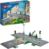 Lego 60304 City Road Plates Building Toys Set With Traffic Lights Trees