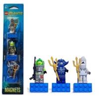 Lego Atlantis Magnet Set Manta Warrior, Lance Spears & Shark Warrior 852777