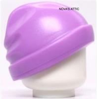Lego Lilac Lavender Minifigure Headgear Cap Hat Ski Beanie New