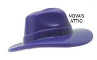 Lego Dark Purple Fedora Hat for minifigure New