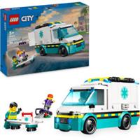 Lego City 60451 Emergency Ambulance Toy with 2 Mini Figures Construction Playset