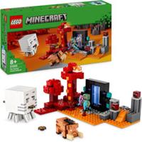 Lego Minecraft 21255 Nether Portal Ambush Playset with Steve & Blaze