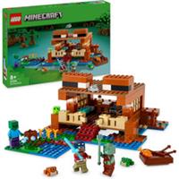Lego Minecraft 21256 The Frog House Playset with Alex and Slime Mob