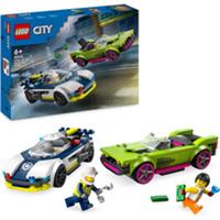LEGO City 60415 Police Car and Muscle Car Chase Racing Vehicle Toy