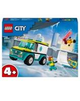 LEGO City Emergency Ambulance and Snowboarder 60403 NEW 2024