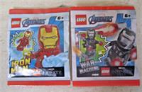 LEGO Iron Man + War Machine (sealed) minifigure bags 242406 242502