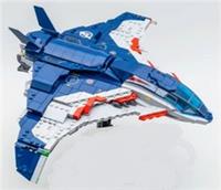 LEGO Quinjet + Lego stand from set 76325 SHIP ONLY (No minifigures, No box)