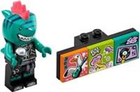 Lego 43101 Vidiyo: Bandmates Series 1 Minifigure, Shark Singer, Brand New